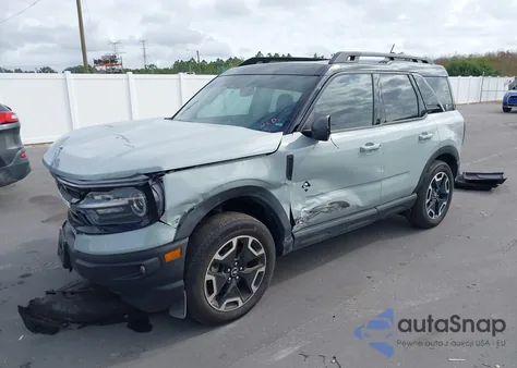 2023 Ford Bronco Sport Outer Banks z USA, uszkodzony, nr VIN 3FMCR9C60PRD36115